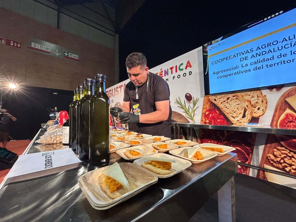 Showcooking en Aula DEGUSTA