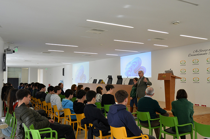 Alumnos en la sede de CONFAGRI de Lisboa